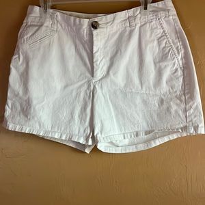 Dockers white shorts, size 10